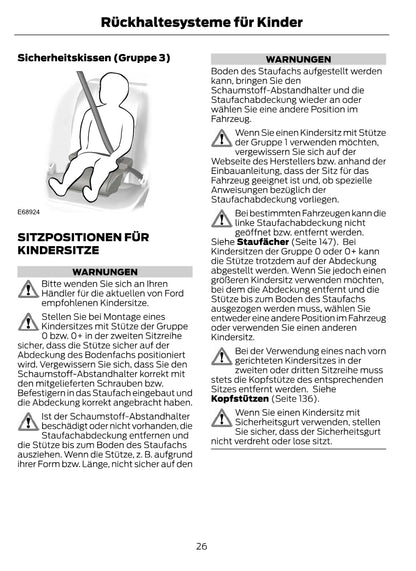 1997-2008 Ford Ka Owner's Manual | German