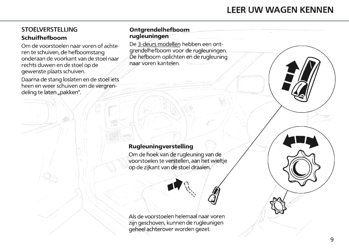 1986-1990 Ford Escort/Escort Van/Escort Express Owner's Manual | Dutch