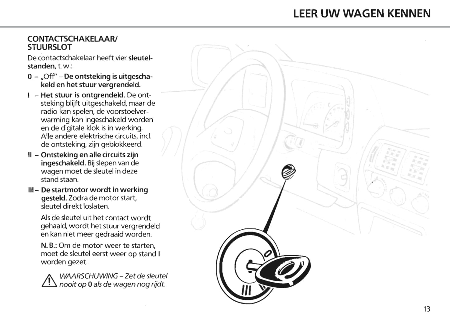 1986-1990 Ford Escort Bedienungsanleitung | Niederländisch