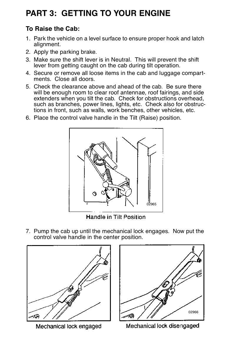 Peterbilt Operator's Owner's Manual