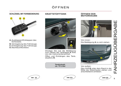 2011-2012 Citroën C6 Bedienungsanleitung | Deutsch