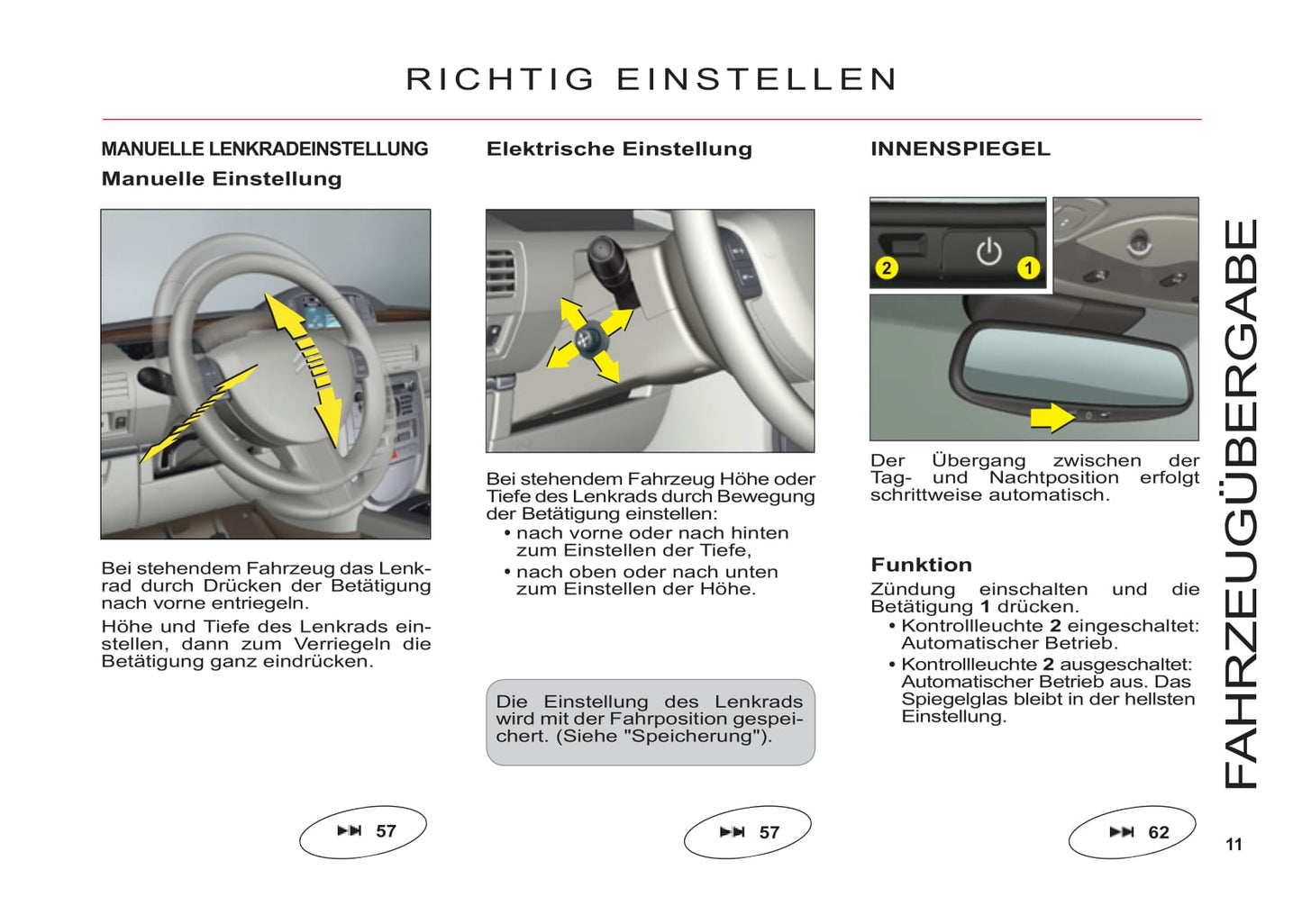 2011-2012 Citroën C6 Bedienungsanleitung | Deutsch