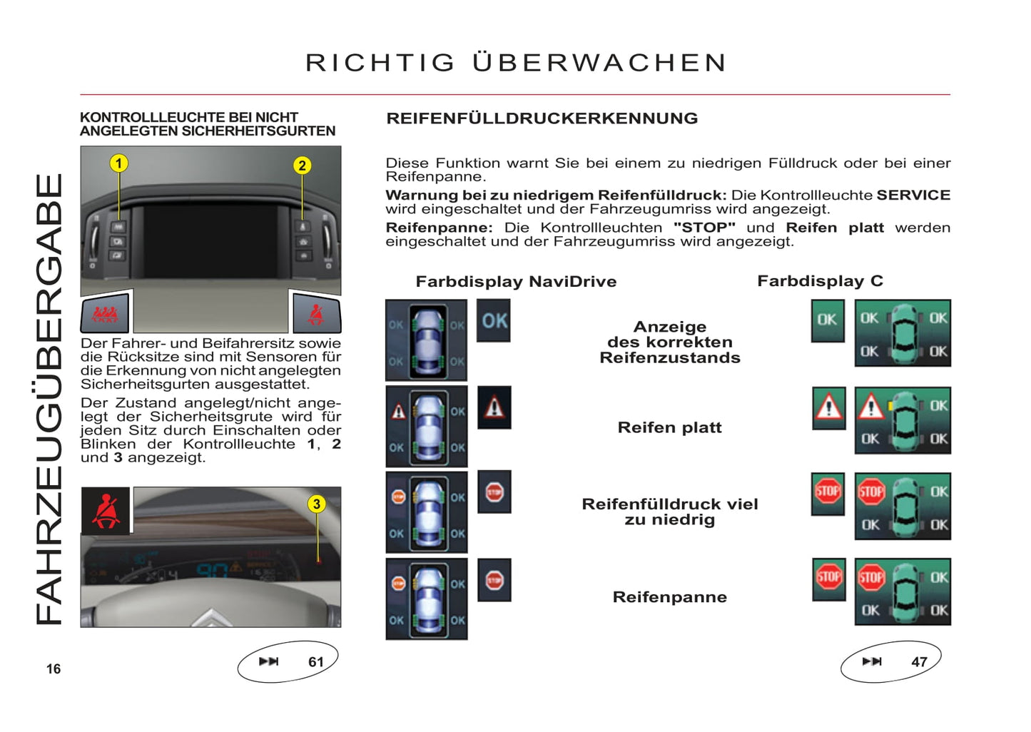 2011-2012 Citroën C6 Owner's Manual | German