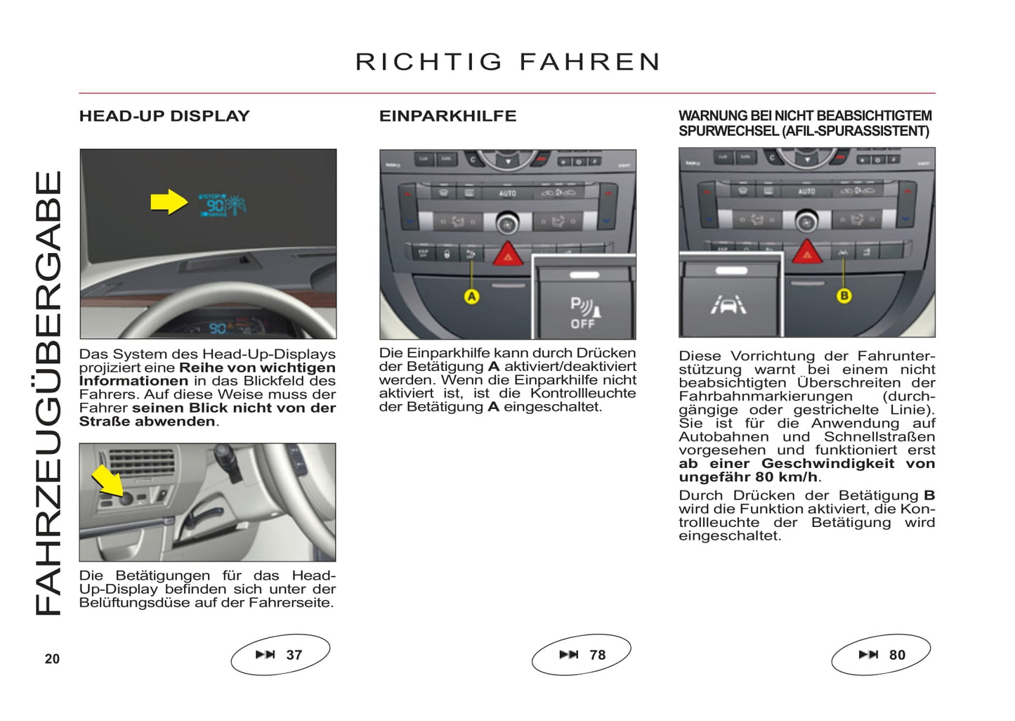 2011-2012 Citroën C6 Owner's Manual | German