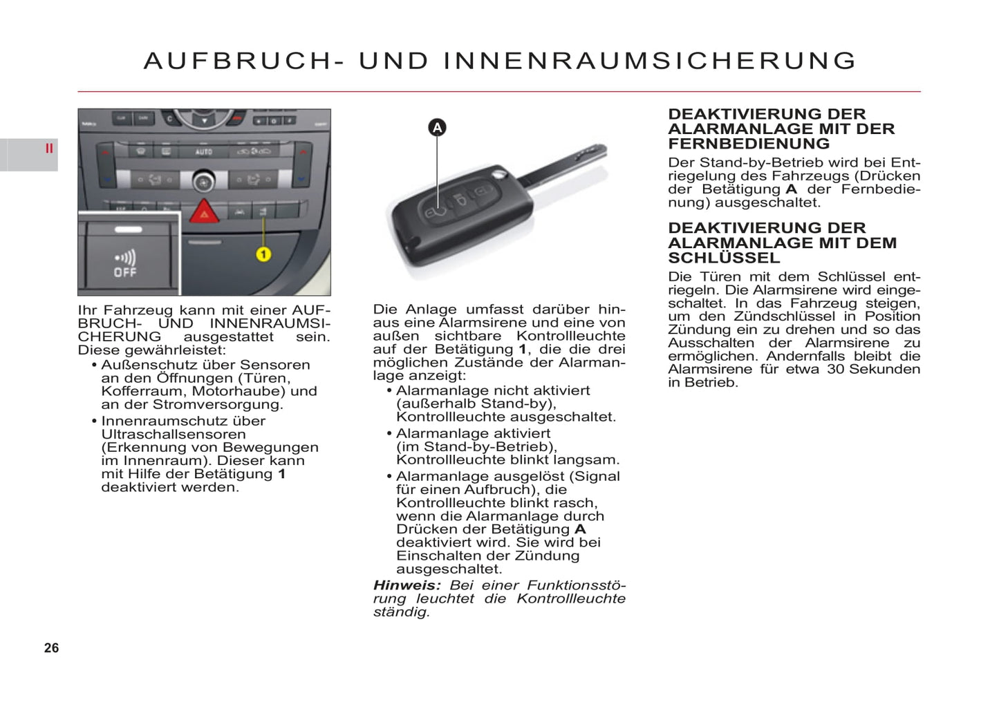 2011-2012 Citroën C6 Owner's Manual | German