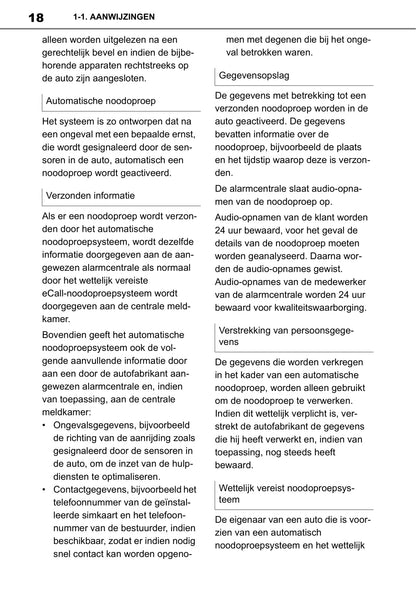 2019 Toyota Supra Bedienungsanleitung | Niederländisch