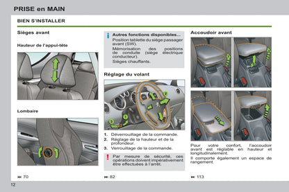 2012-2014 Peugeot 308 Bedienungsanleitung | Französisch