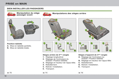 2012-2014 Peugeot 308 Bedienungsanleitung | Französisch