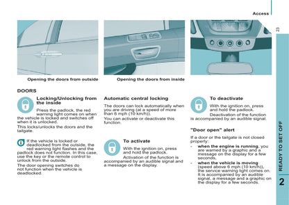 2013-2014 Peugeot 807 Owner's Manual | English