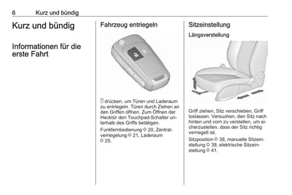 2016 Opel Zafira Tourer Owner's Manual | German