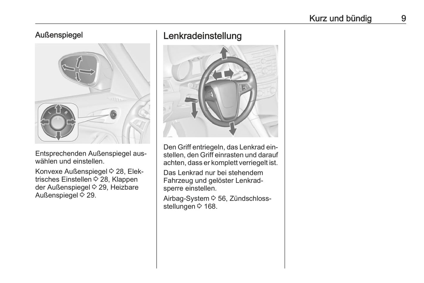 2016 Opel Zafira Tourer Owner's Manual | German