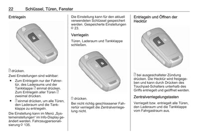 2016 Opel Zafira Tourer Owner's Manual | German