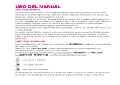 2016-2020 Abarth 595/695 Owner's Manual | Spanish