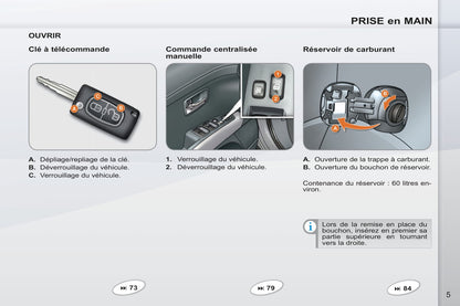 2011-2012 Peugeot 4007 Bedienungsanleitung | Französisch