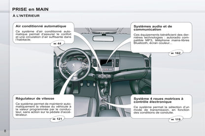 2011-2012 Peugeot 4007 Bedienungsanleitung | Französisch