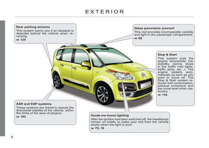 2011-2012 Citroën C3 Picasso Bedienungsanleitung | Englisch
