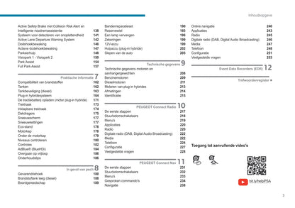 2021-2023 Peugeot 508 Owner's Manual | Dutch