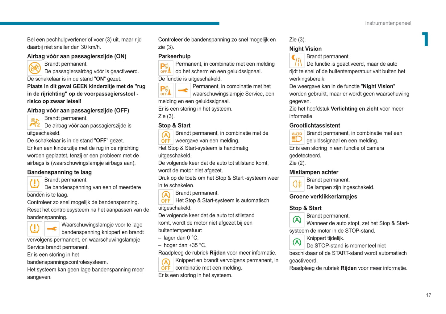 2021-2023 Peugeot 508 Owner's Manual | Dutch