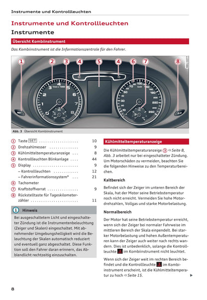 2015-2018 Audi Q3 Bedienungsanleitung | Deutsch