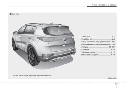 2021 Kia Sportage Bedienungsanleitung | Englisch