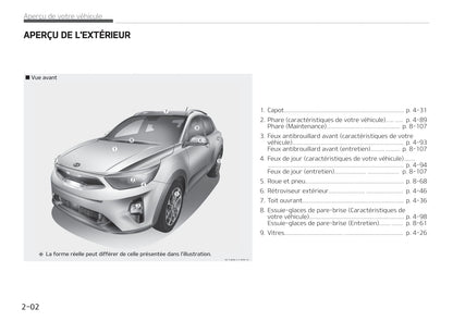 2017-2018 Kia Stonic Owner's Manual | French