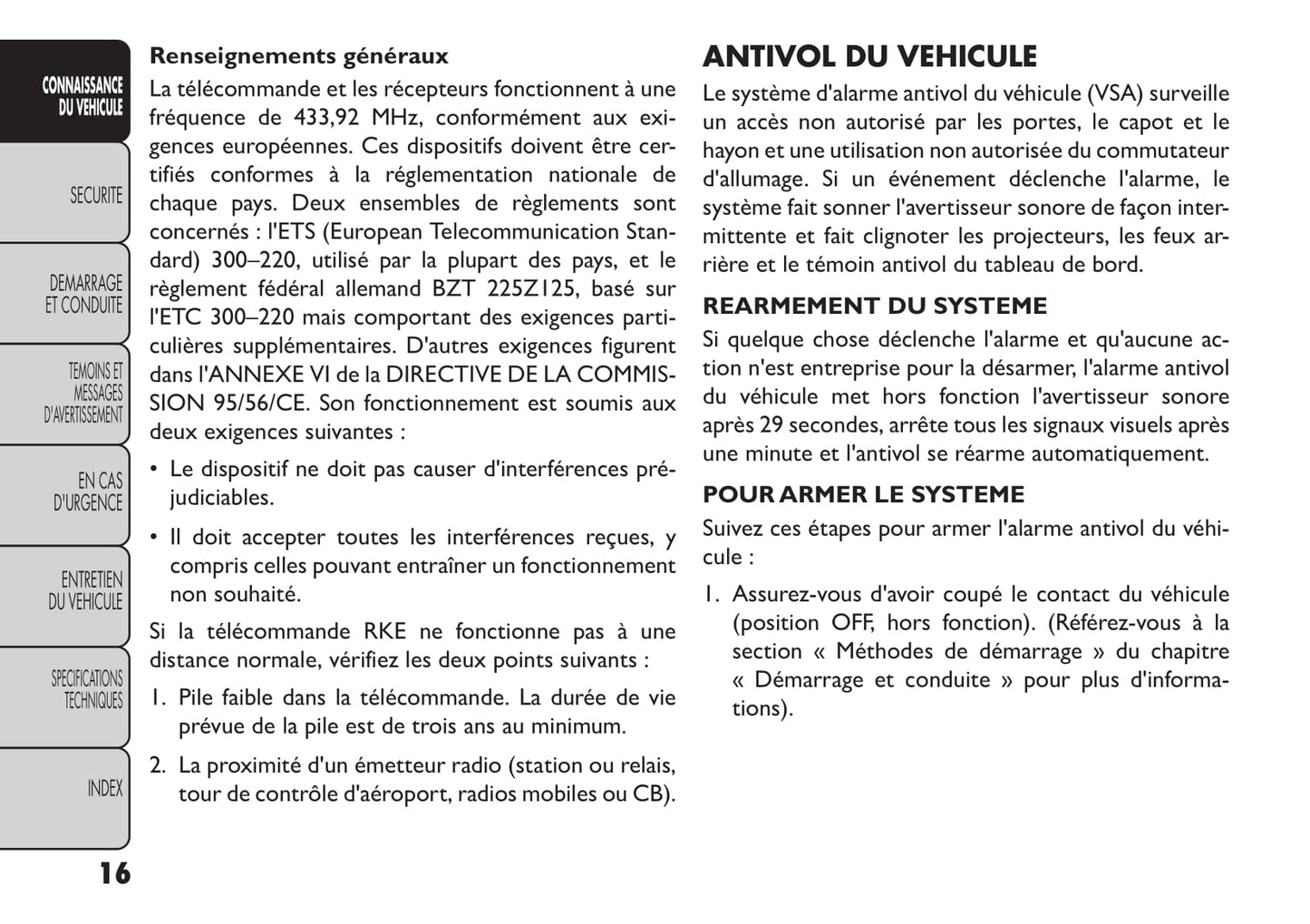 2014-2015 Fiat Freemont Bedienungsanleitung | Französisch