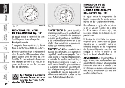 2005-2008 Alfa Romeo 159 Bedienungsanleitung | Spanisch