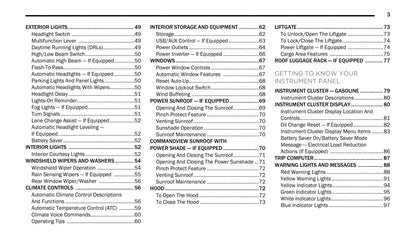 2021 Jeep Grand Cherokee Owner's Manual | English