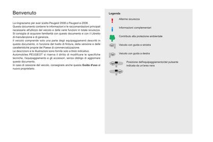 2020-2023 Peugeot 2008 / e-2008 Bedienungsanleitung | Italienisch