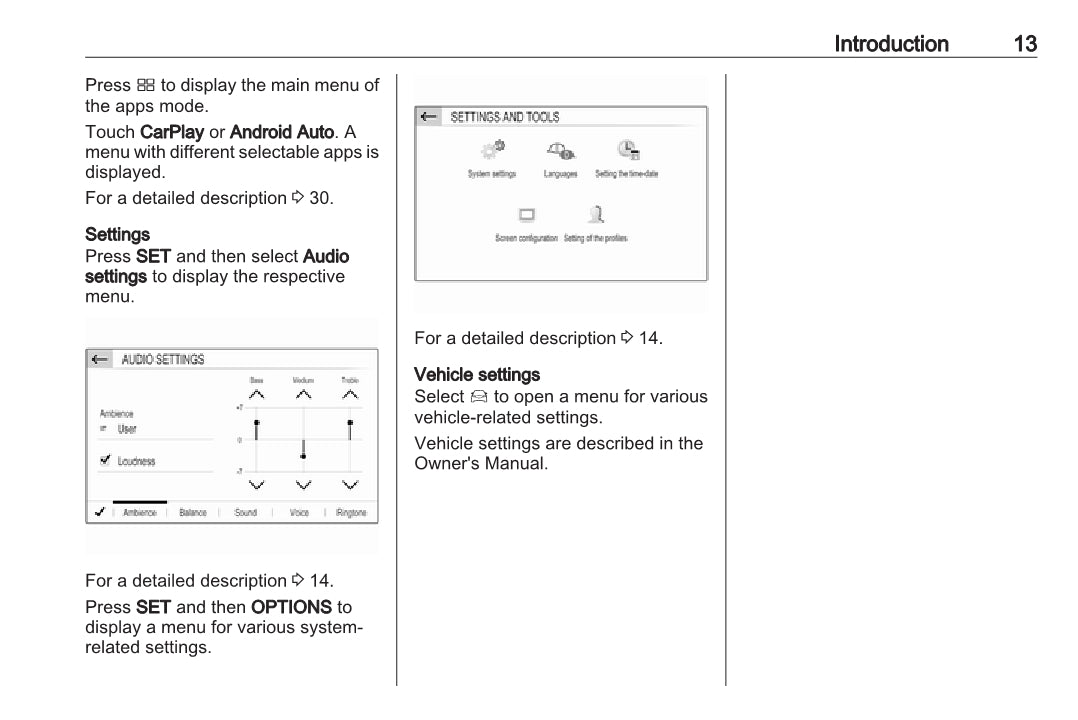 Opel Grandland X Owner's Infotainment Manual 2017 - 2021