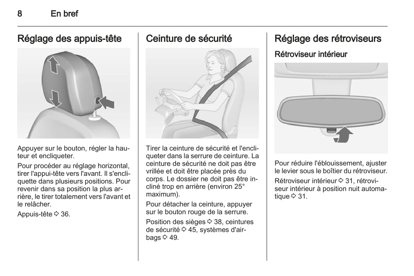 2012-2013 Opel Meriva Owner's Manual | French