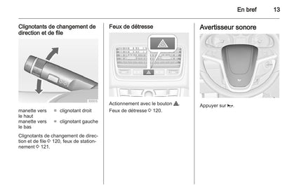 2012-2013 Opel Meriva Owner's Manual | French