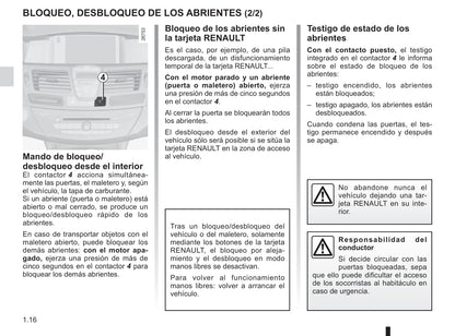 2014-2015 Renault Laguna/Laguna Coupé Owner's Manual | Spanish