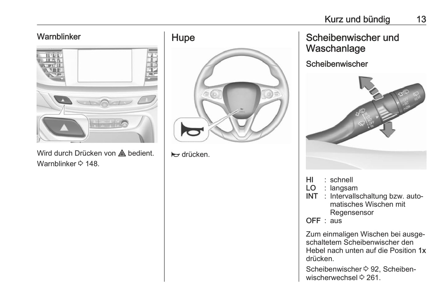 2017 Opel Insignia Bedienungsanleitung | Deutsch