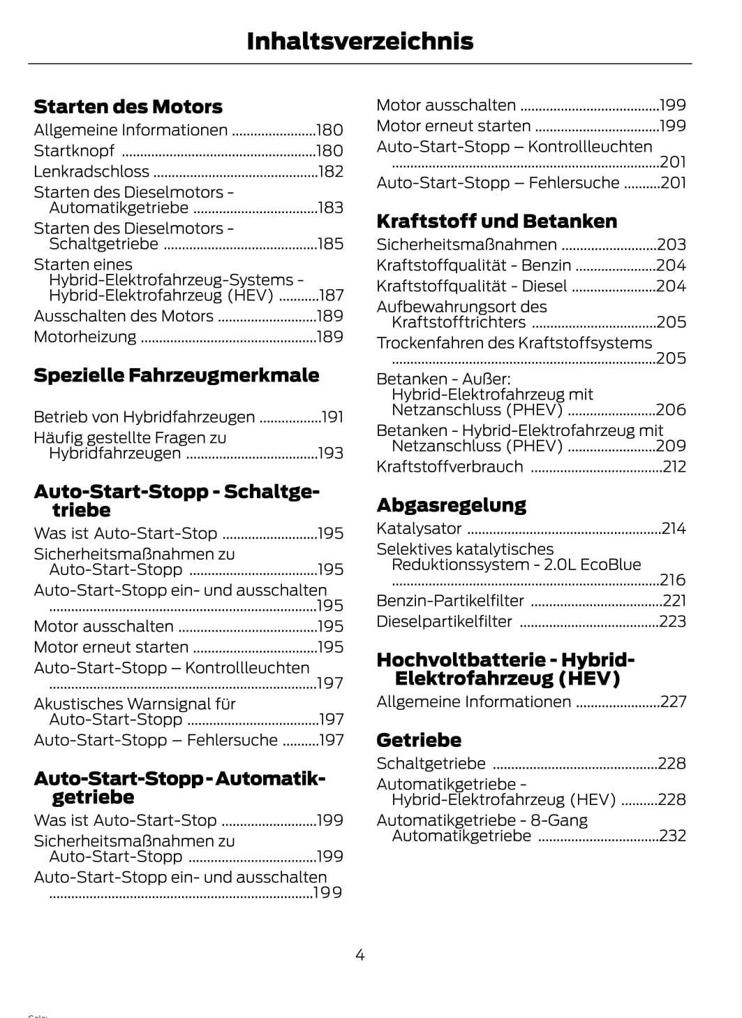 2021-2023 Ford Galaxy / S-max Bedienungsanleitung | Deutsch