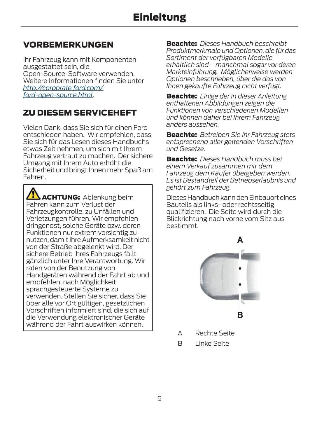 2021-2023 Ford Galaxy / S-max Bedienungsanleitung | Deutsch