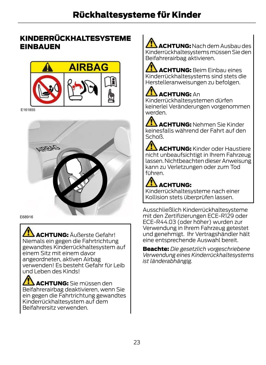 2021-2023 Ford Galaxy / S-max Owner's Manual | German