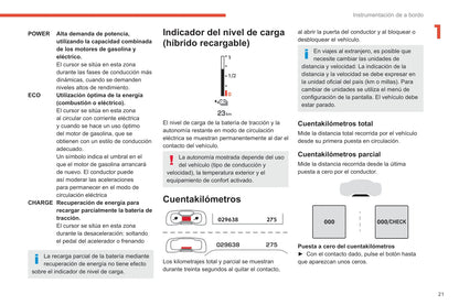 2020-2022 Citroën C5 Aircross Owner's Manual | Spanish