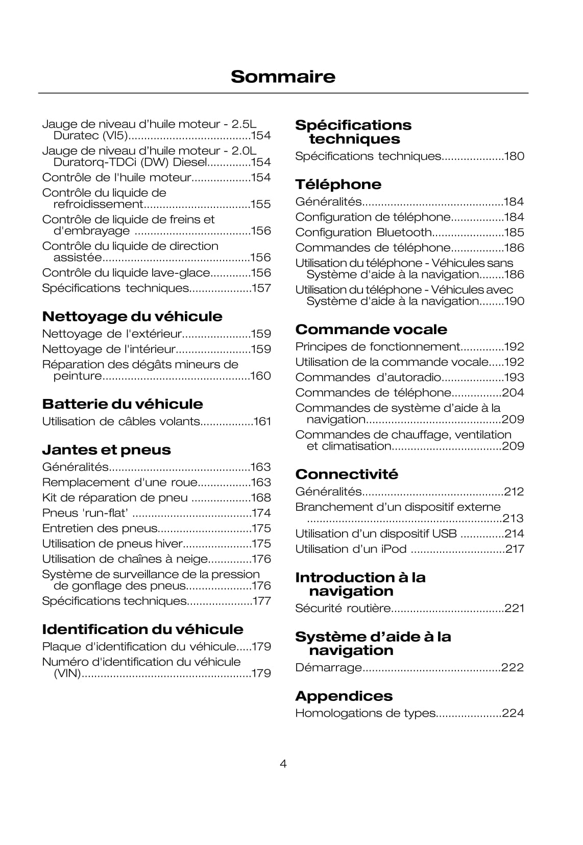 2008-2009 Ford Kuga Owner's Manual | French