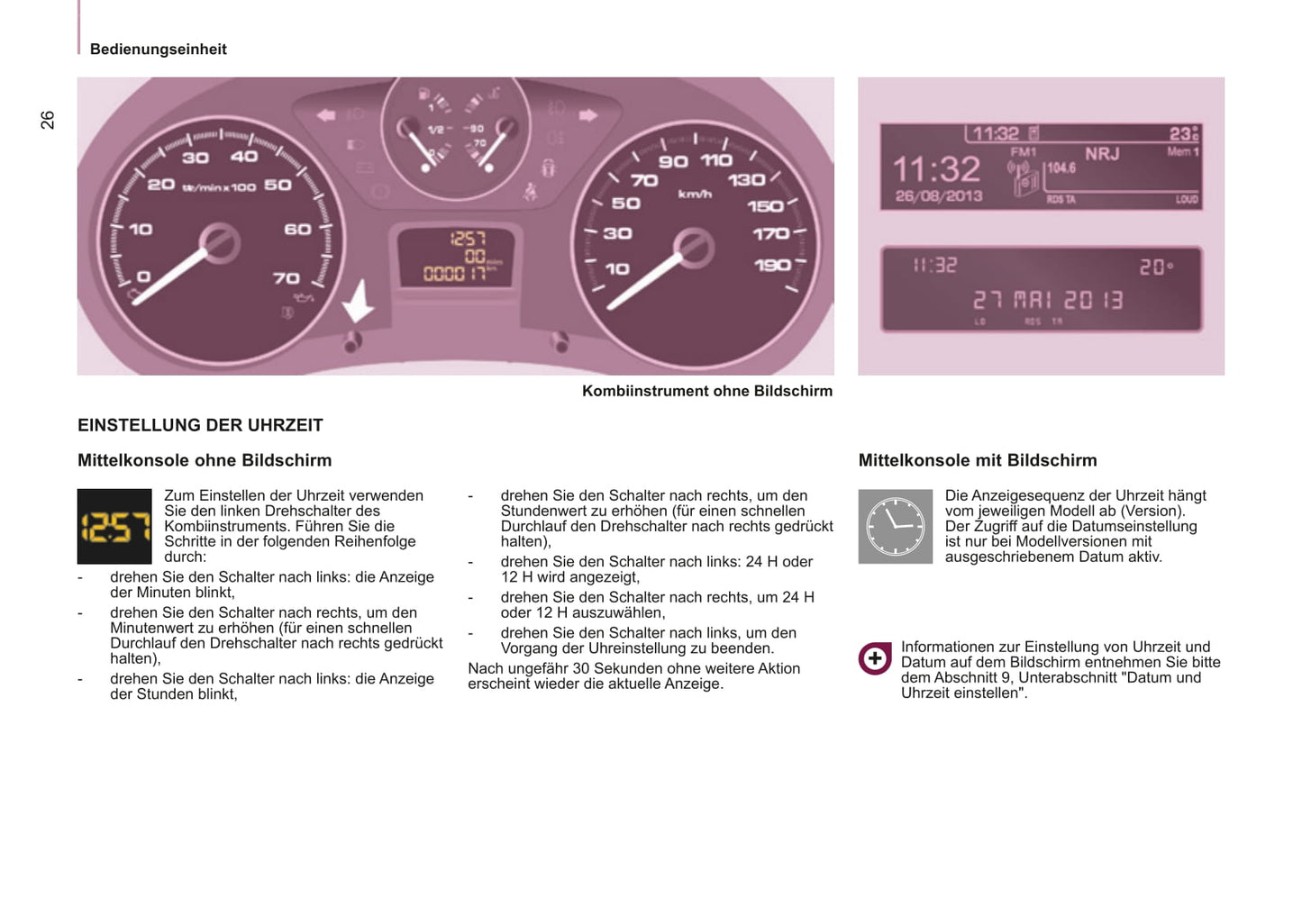 2014-2015 Citroën Berlingo Bedienungsanleitung | Deutsch