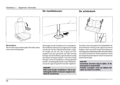 1998-2002 Daihatsu Sirion Owner's Manual | Dutch