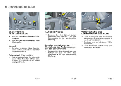 2011-2012 Peugeot Partner Origin Bedienungsanleitung | Deutsch
