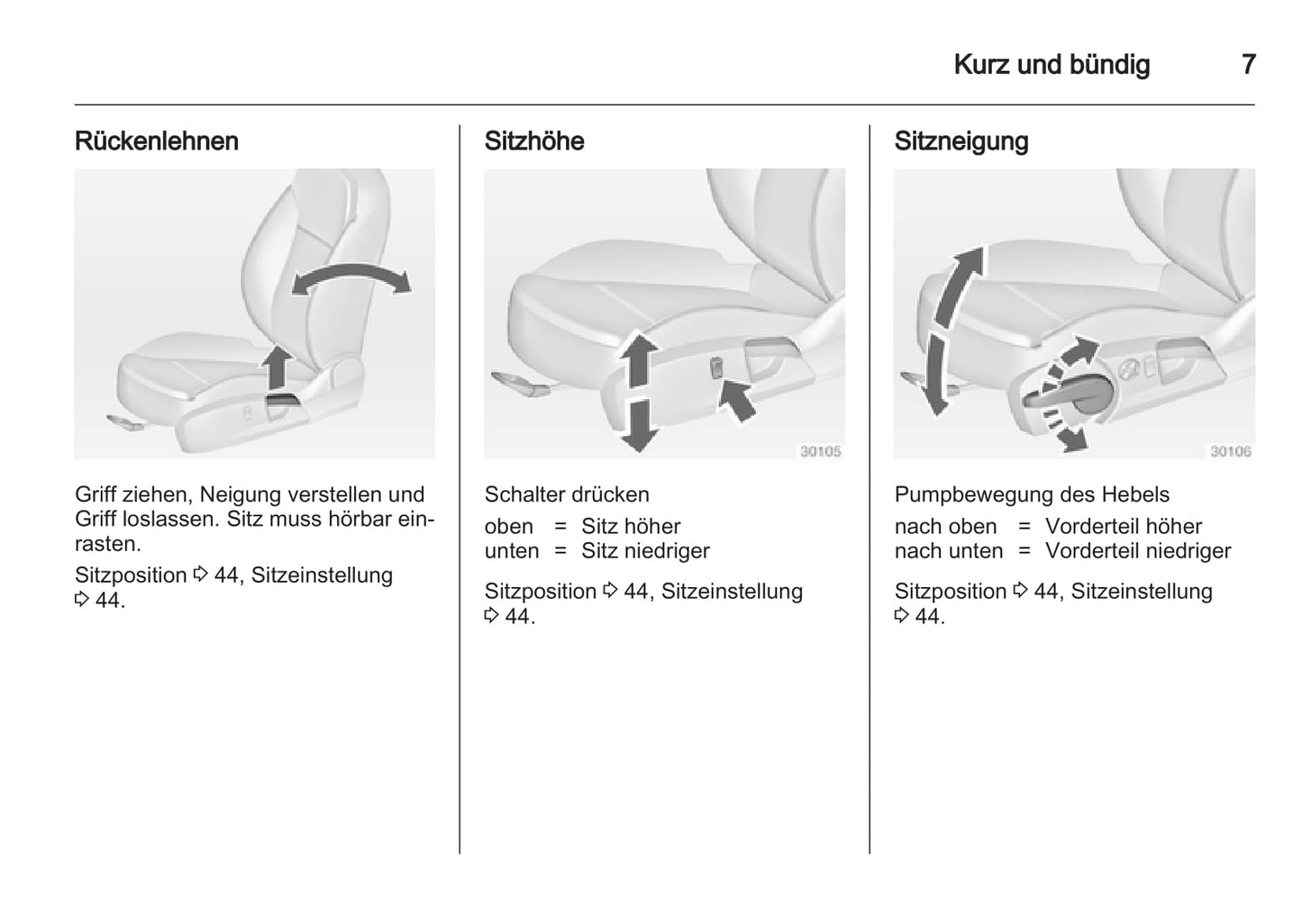 2011-2012 Opel Insignia Owner's Manual | German