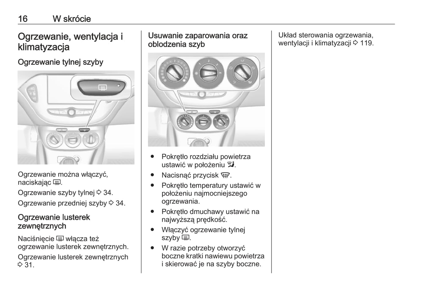 2019-2020 Opel Corsa Owner's Manual | Polish