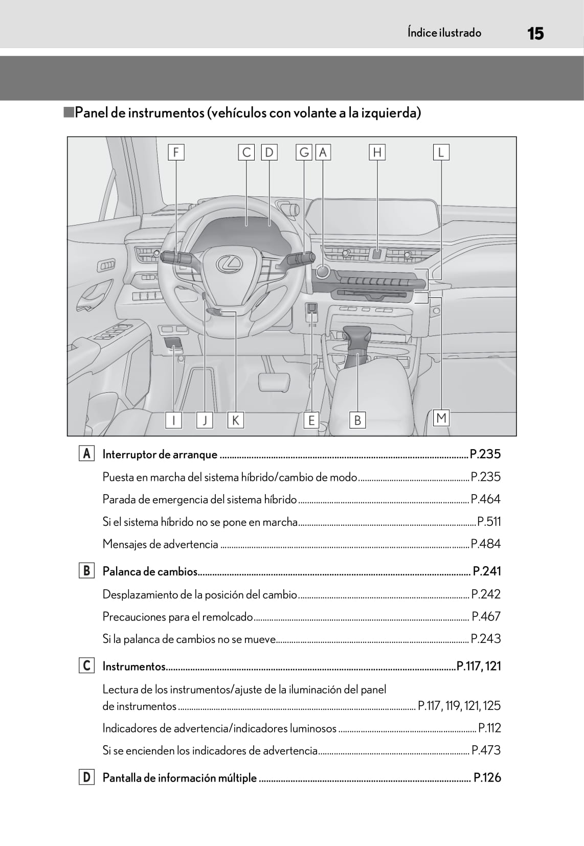 2018-2019 Lexus UX 200 Owner's Manual | Spanish