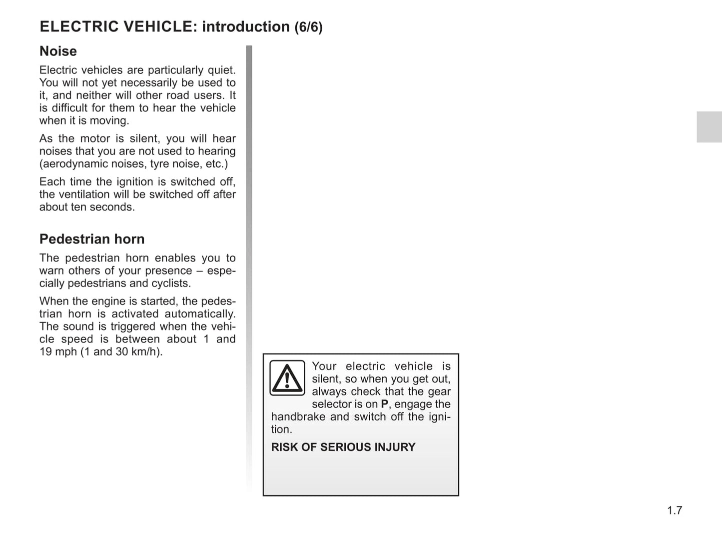 2020-2021 Renault Kangoo Z.E. Owner's Manual | English