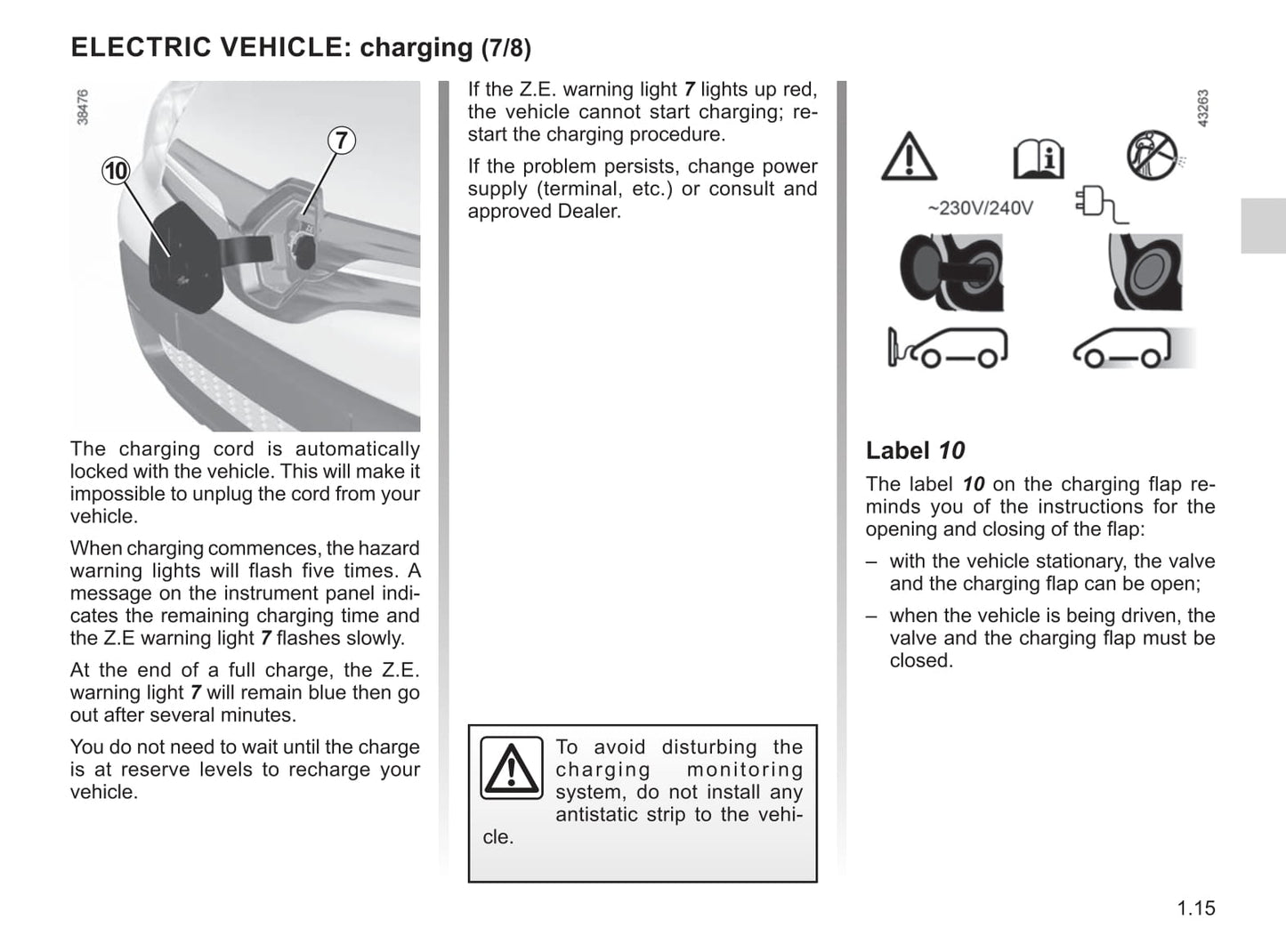 2020-2021 Renault Kangoo Z.E. Owner's Manual | English