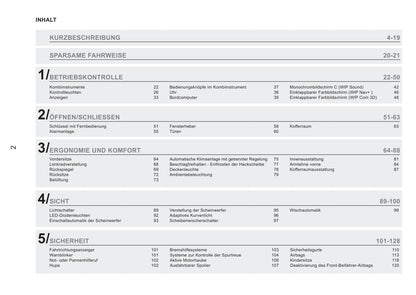 2011-2013 Peugeot RCZ Owner's Manual | German