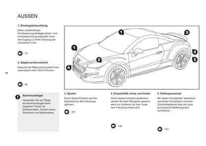 2011-2013 Peugeot RCZ Owner's Manual | German