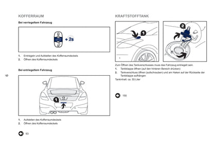 2011-2013 Peugeot RCZ Owner's Manual | German